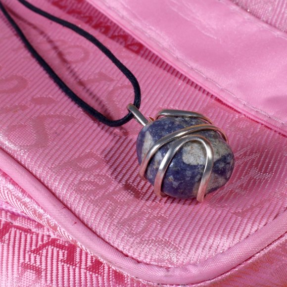 AYANA Charoite Crystal Pendant Necklace for Women - Authentic Healing Stone - Picture 3 of 8